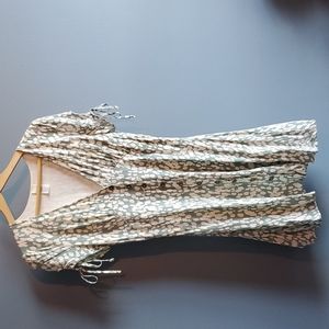 L-Space dress, size small, sage green/white